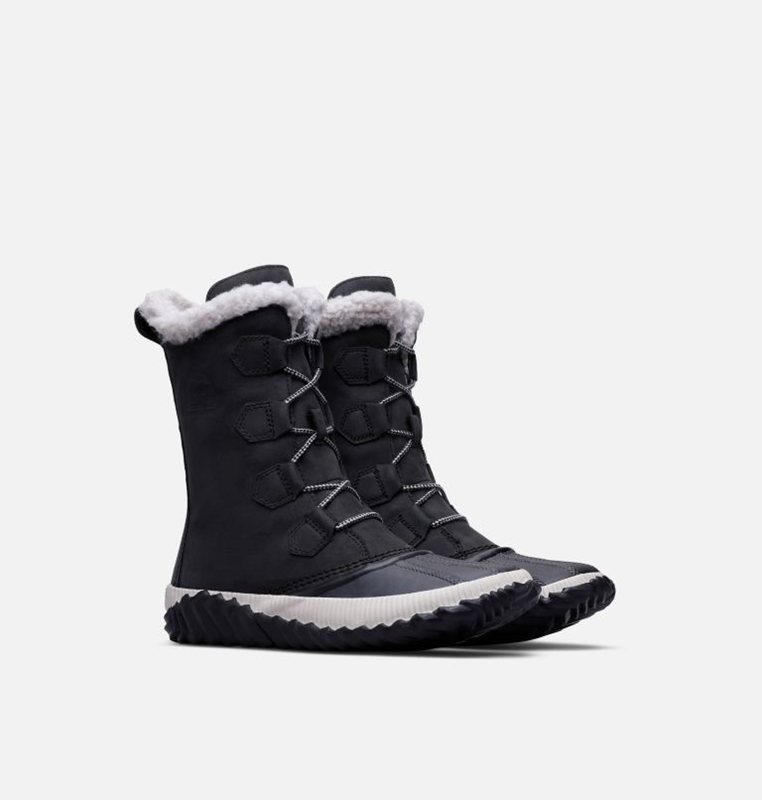 Womens Snow Boots Black - Sorel Out N About™ Plus Tall Duck Low - 139578-QIN